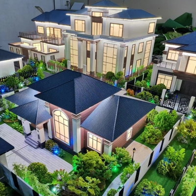 定制乡村自建房别墅沙盘模型定制民宿建筑户型智能家居沙盘定制。