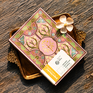 paperblanks佩兰克2026年春季新品缤纷诗意含羞草粉色软封皮笔记本子日记事本子复古精美手帐软面抄圣诞礼物