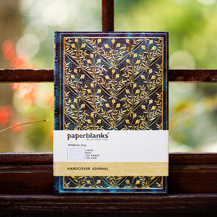 paperblanks佩兰克野花颂文艺复古风笔记本子手帐无酸纸日记事本新年生日礼物阅读书笔记精致精美创意硬封面