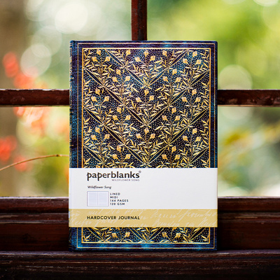 paperblanks印花硬笔记本野花颂