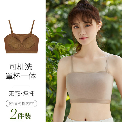 美背纯棉少女内衣学生文胸薄款