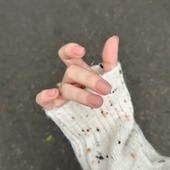 磨砂裸色纯手工穿戴甲短款 温柔风裸甲可爱显白ins高级感美甲贴片