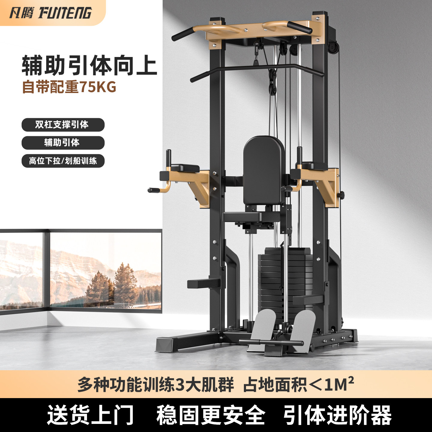 凡腾多功能一体辅助引体向上图片