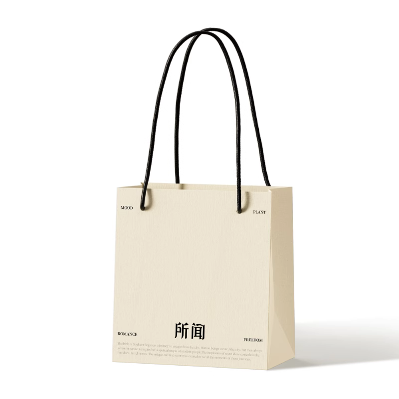 所闻soulvent礼品袋手提袋白卡纸袋