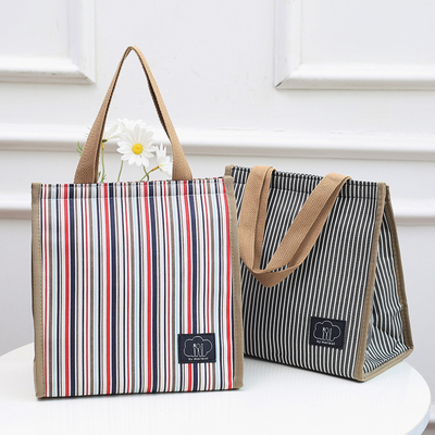 便当包保温饭盒袋加厚防水保冷袋子魔术贴学生午餐包防油铝箔袋包