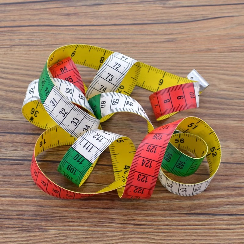 德国品质1.5米彩色皮尺带钮扣迷你裁缝卷尺服装量衣软尺测量三围