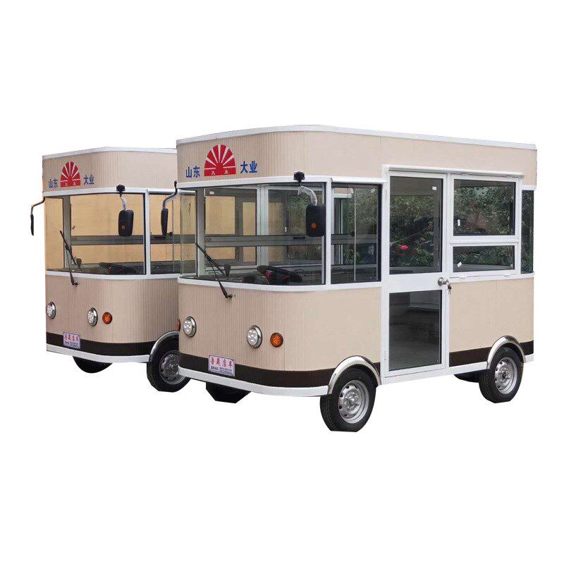 厂家餐车多功能小吃车电动三轮四轮早餐流动美食车烧烤移动餐饮车