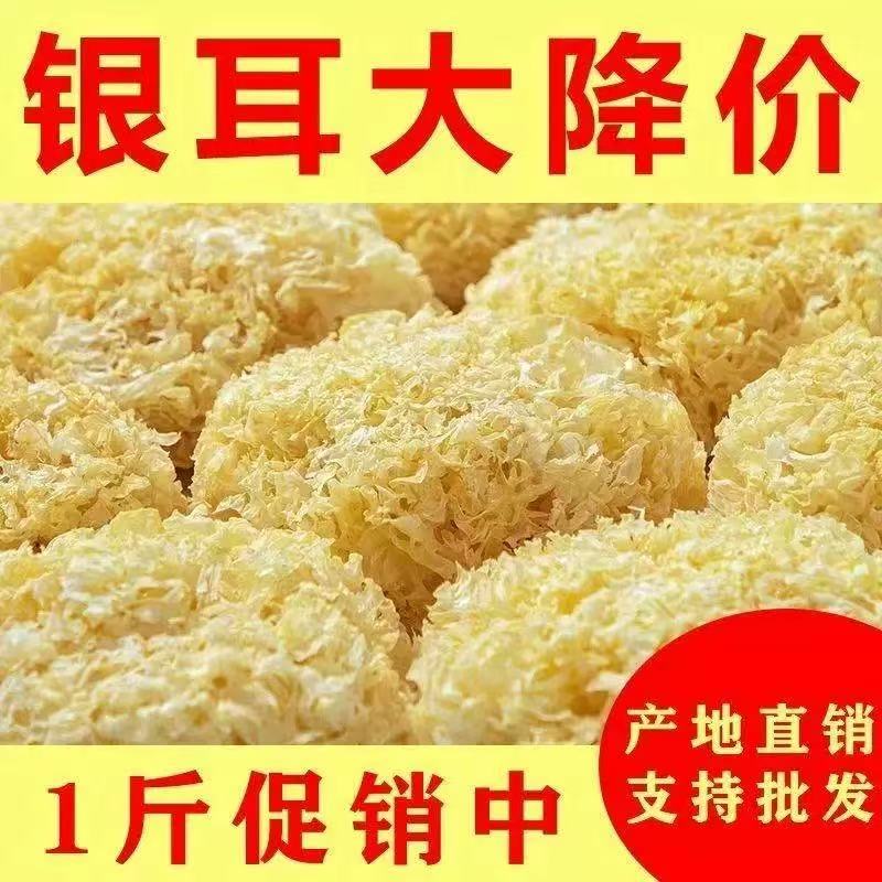 古田特产银耳干货白木耳无硫熏雪耳非丑耳莲子羹软糯出胶多银耳莲