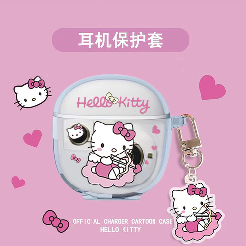 适用漫步者TOU-3蓝牙耳机保护套tou3plus卡通可爱帕恰狗透明软壳潮