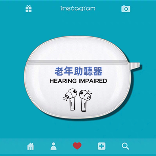 适用倍思AirGo AS10耳夹式耳机保护套简约文字as10防摔情侣软壳
