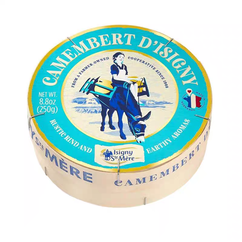 法国原装进口新包装伊斯尼Isigny金文干酪软质奶酪芝士即食奶酪