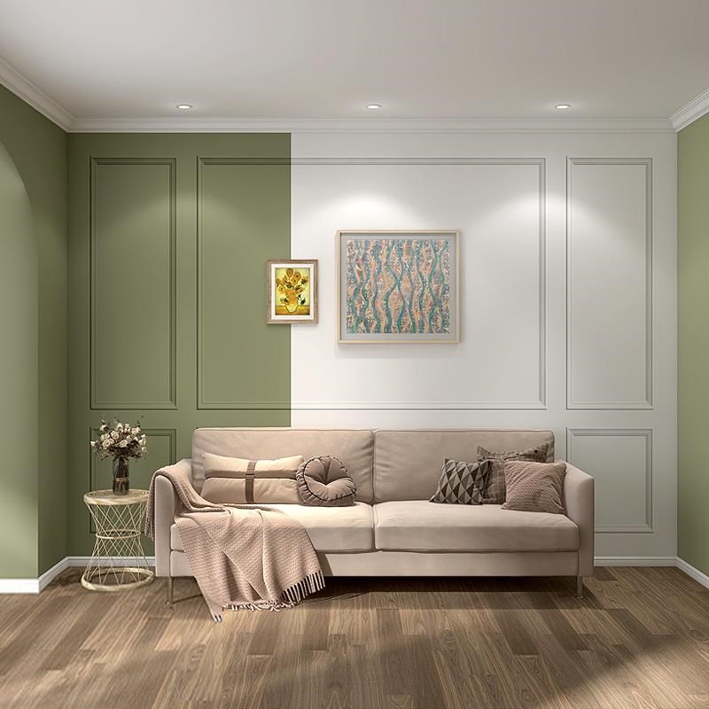 欧式仿石膏线墙纸3d立体壁布北欧D拼色墙布客厅卧室电视背景墙壁