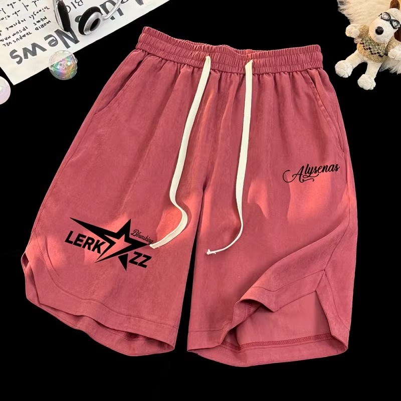 特大码300斤美式高街重磅五分运动短裤男女夏季宽松篮球休闲裤潮
