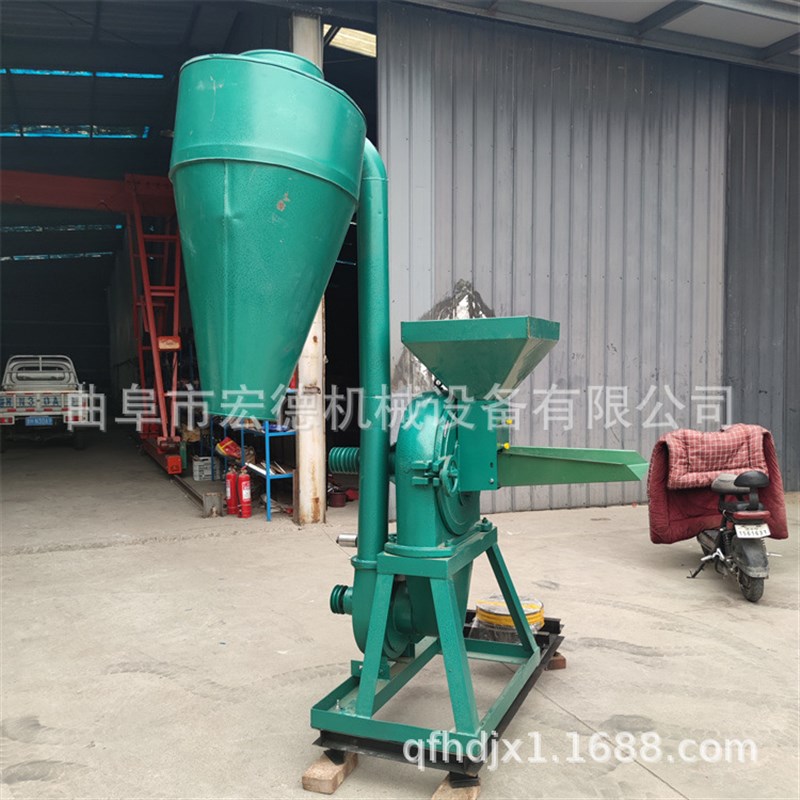 大豆干湿两用粉碎机 齿爪式中草药磨粉机 U小麦去皮磨面机