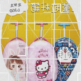 可爱卡通行李箱旅游遛娃 儿童拉杆箱可坐可骑小r学生可坐皮箱新款