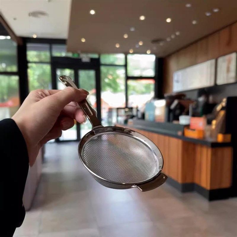 漏勺过滤网筛家用厨房豆浆过滤筛3D16不锈钢漏勺宝宝辅食超细滤网