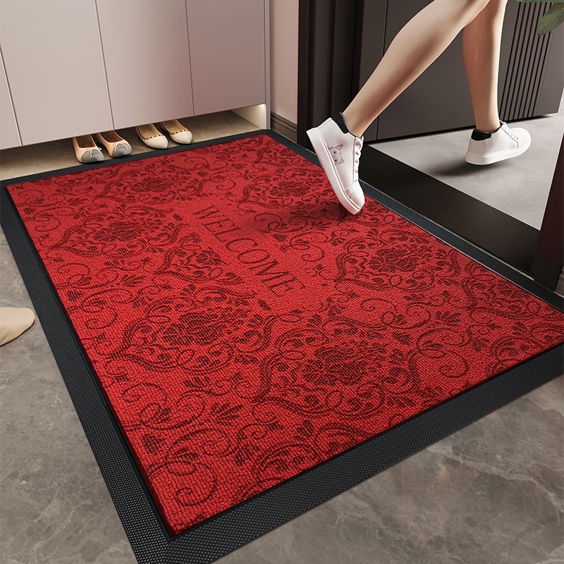 高端别墅大门口入户门地垫橡胶加厚耐脏免洗高级门垫进门防滑脚垫