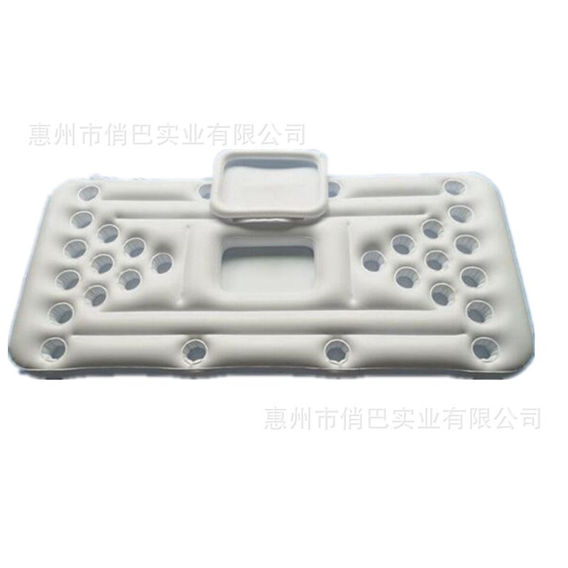 多孔杯洞水上浮排充o气PVC水上躺椅颜色样式均可来样来图可做