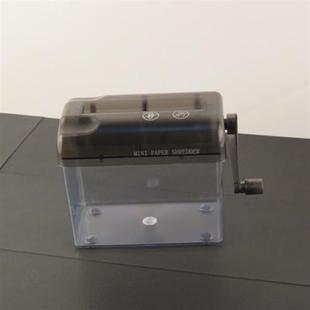 恒旦A4碎纸机h迷你小型办公手C摇手I动电动段状家用文件粉碎机