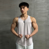 运动速干工字背心无袖 Vest Up美式 T恤宽松透气弹力显大健身男潮