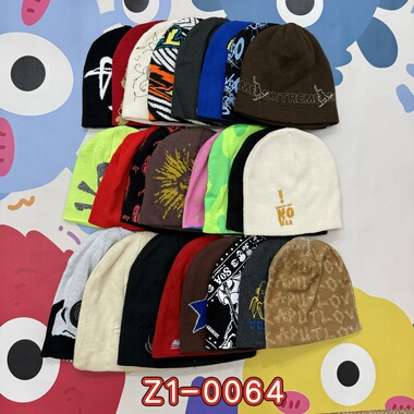 外贸出口美潮街头男女嘻哈说唱滑板rap百搭针织帽保暖冷帽滑雪帽