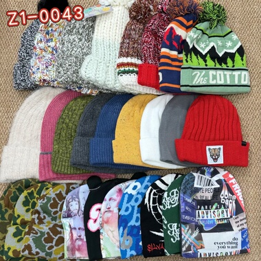 外贸出口美潮街头男女嘻哈说唱滑板rap字母时尚百搭针织帽冷帽子