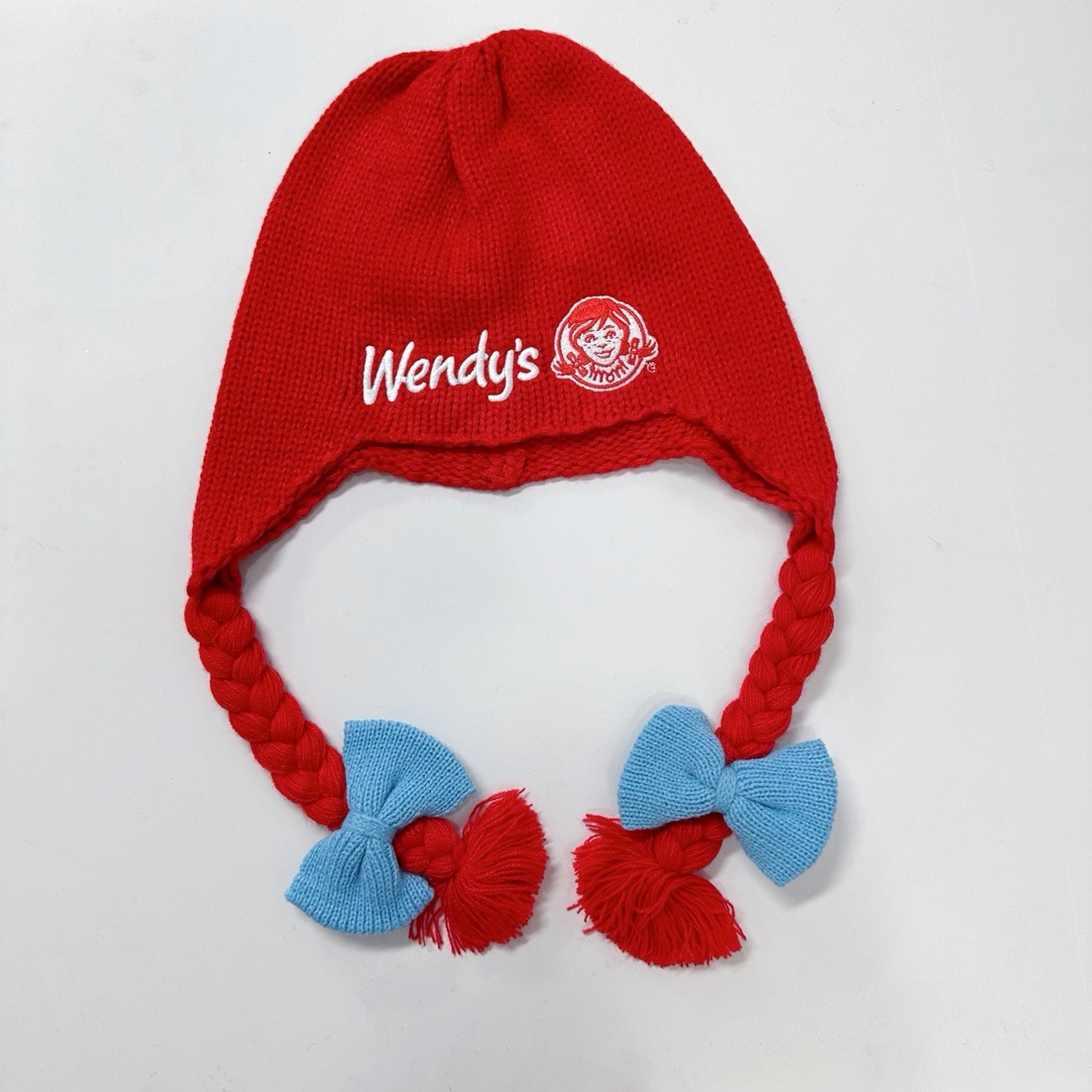 外贸出口美式秋冬冷帽男女针织滑雪帽辫子护耳帽刺绣保暖毛线帽