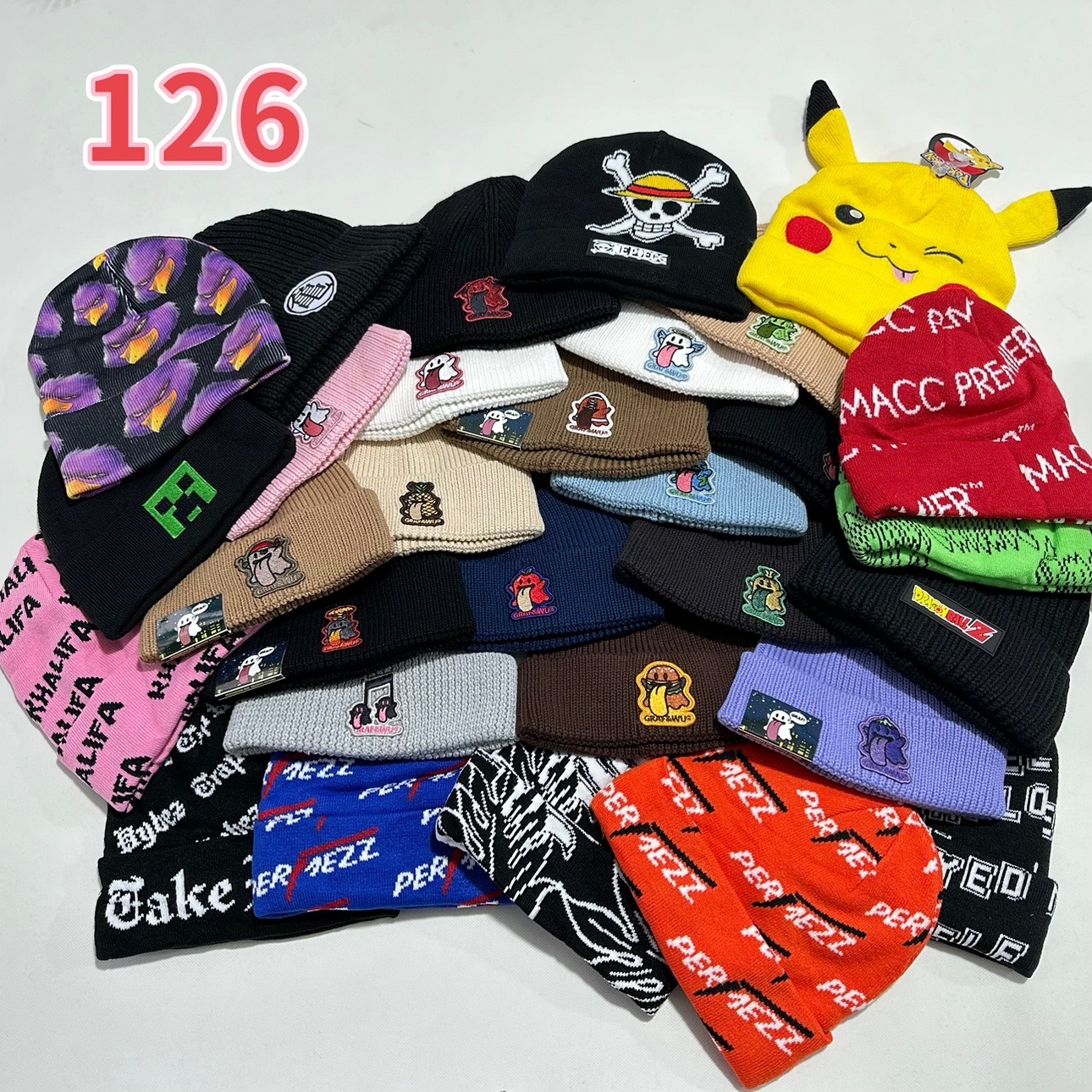 外贸出口美式男女街头滑板帽说唱嘻哈字母时尚百搭针织帽瓜皮冷帽