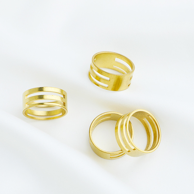 纯铜开口圈辅助戒指圈diy手工挂圈工具闭合器护手开C圈指环戒圈