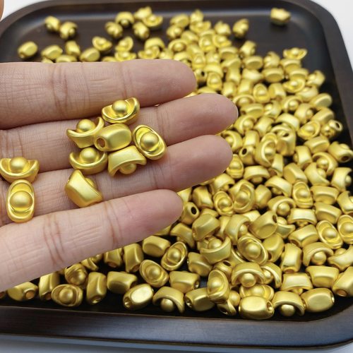 财源滚滚元宝手链项链配饰隔珠