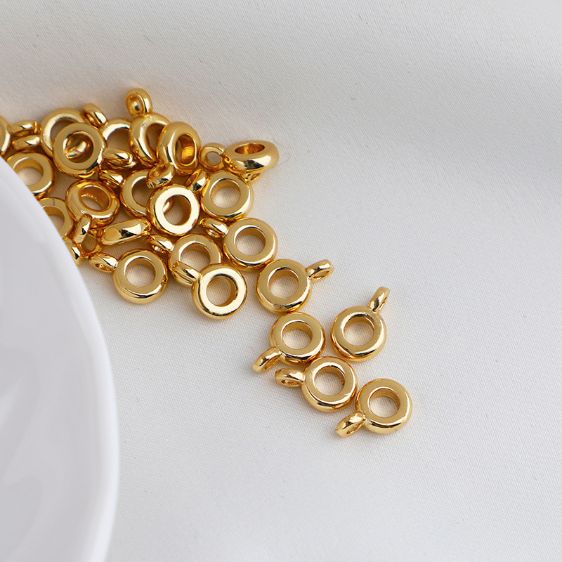 圆形吊环手链项链连接圈隔珠材料