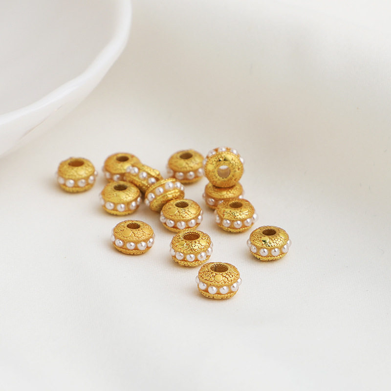 沙金包金保色贝珠通孔圆隔珠五叶花朵串珠编绳垫片diy手工配饰品,饰品/流行首饰/时尚饰品新,其他DIY饰品配件,淘宝优惠券,粉丝福利购,淘宝优惠卷