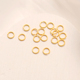沙金保色开口圈单圈收尾连接圈手链项链耳环吊坠手工diy材料饰品