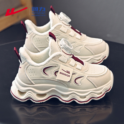 回力儿童运动鞋加绒保暖