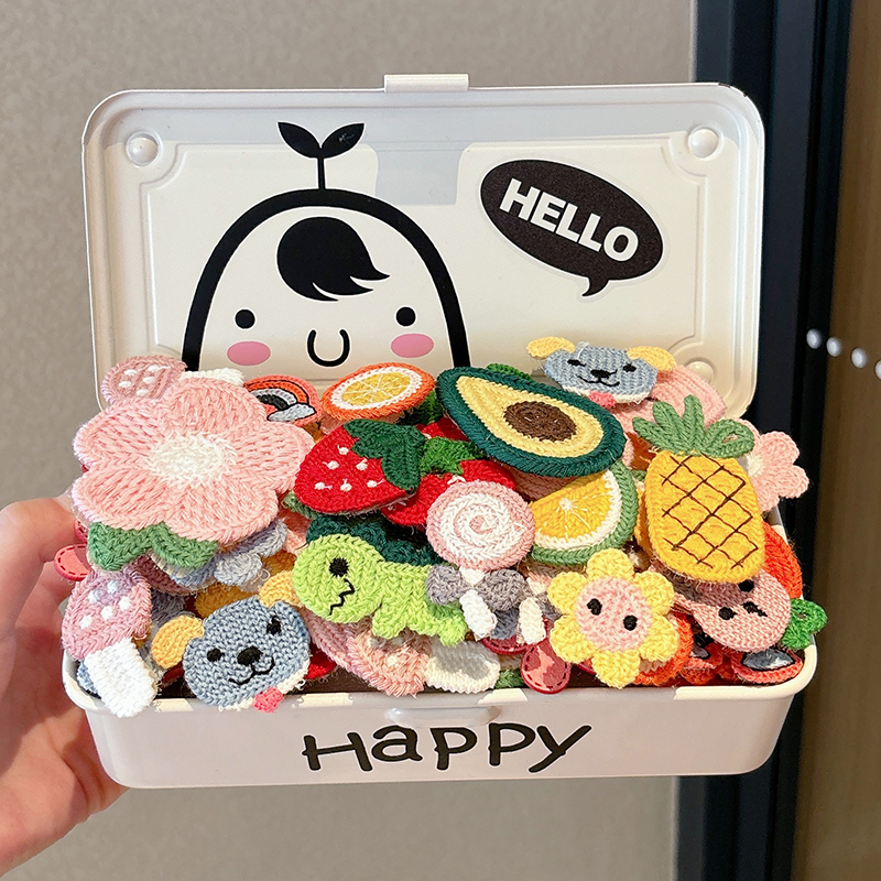婴幼儿头发帖魔术贴婴儿不伤发刘海贴发夹儿童碎发神器胎毛夹头饰