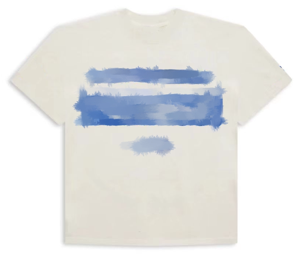 Hellstar Beat Us! T shirt White/Blue (NFC)
