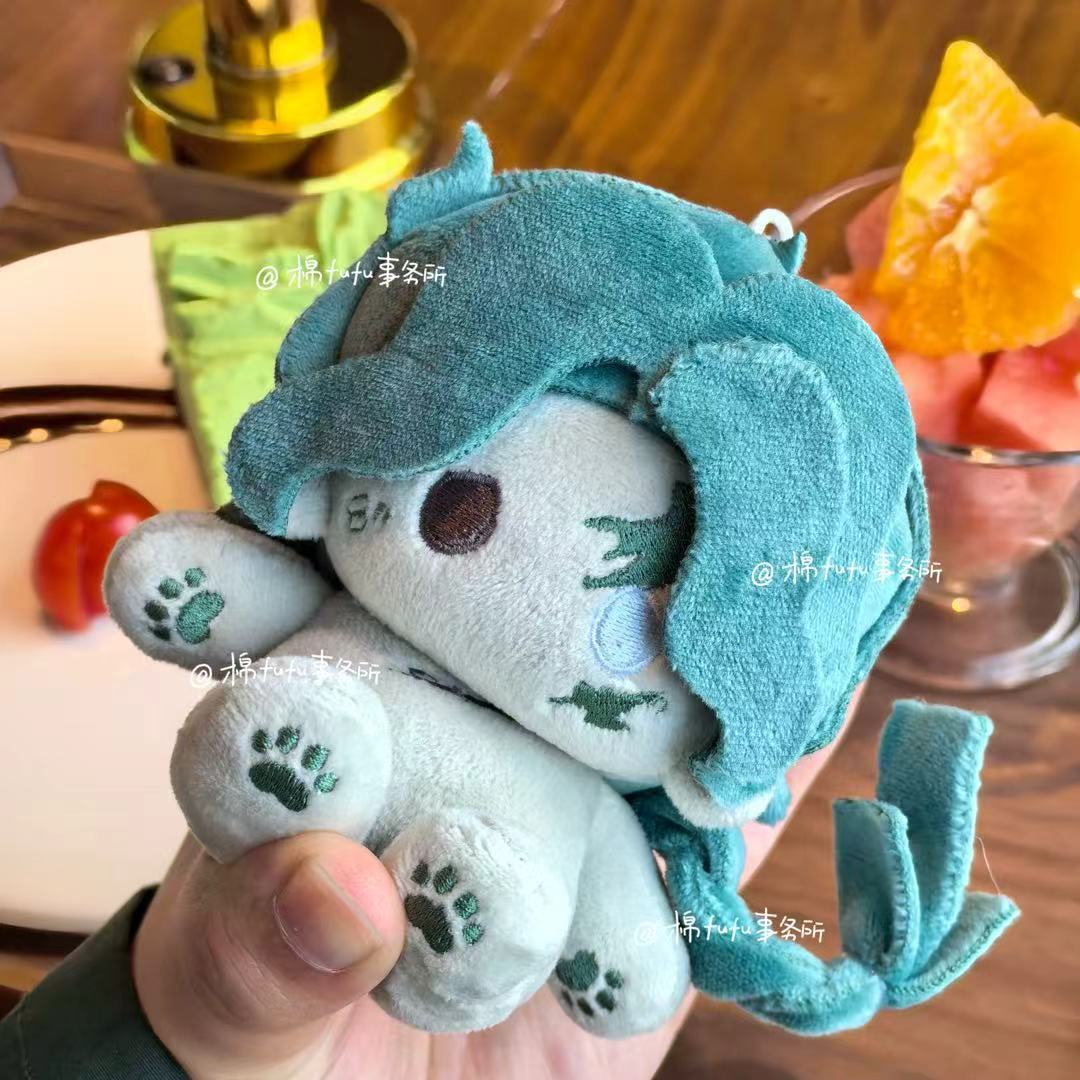第五人格周边原创正版渔女原皮10cm棉花娃娃豆豆眼玩偶公仔图片