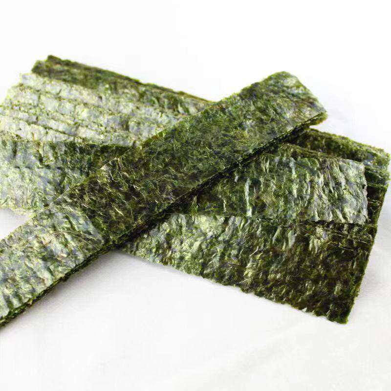 笑口喵军舰寿司海苔 7+1切军舰饭团紫菜六切条烧海苔切片128克