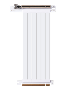 PCIE 4.0显卡延长线PCIE3.B0台式机90度竖装黑白色16X转接线