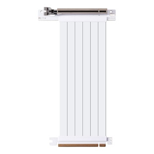 PCIE 4.0显卡延长线PCIE3.B0台式机90度竖装黑白色16X转接线