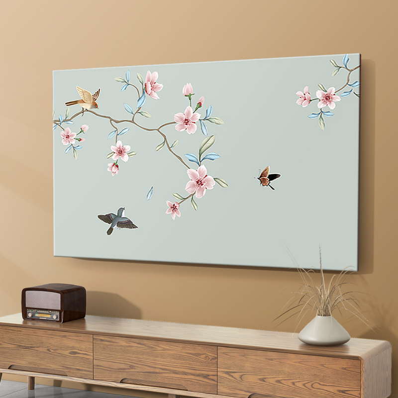 液晶电视机防尘罩新款盖布弹力z防滑挂壁式液晶中式保护套电脑罩