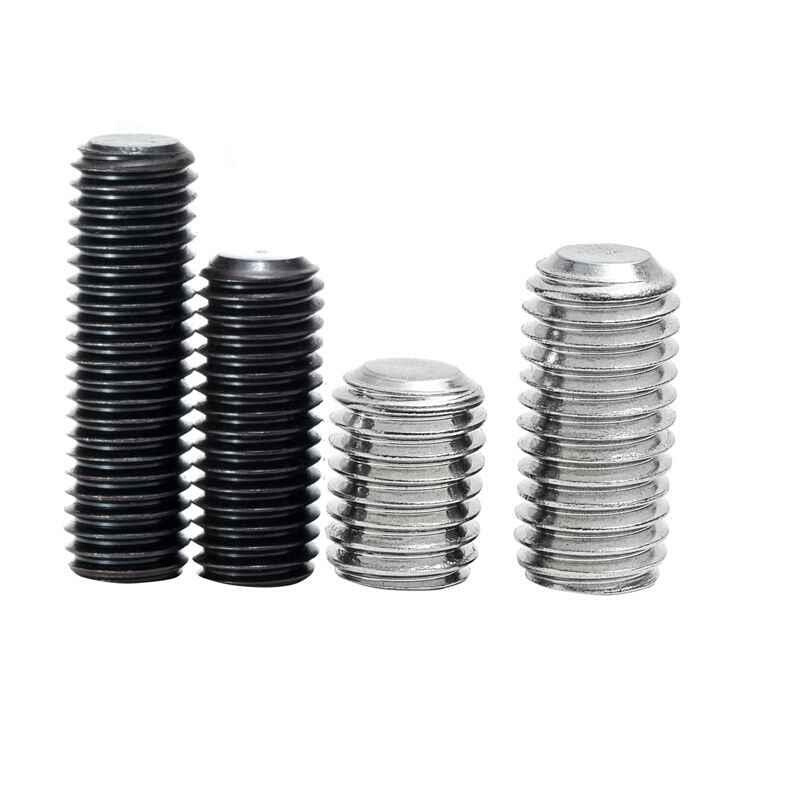 304/201不锈钢12o.9级内六角平端紧定螺钉机米顶丝止付螺丝M2-M20