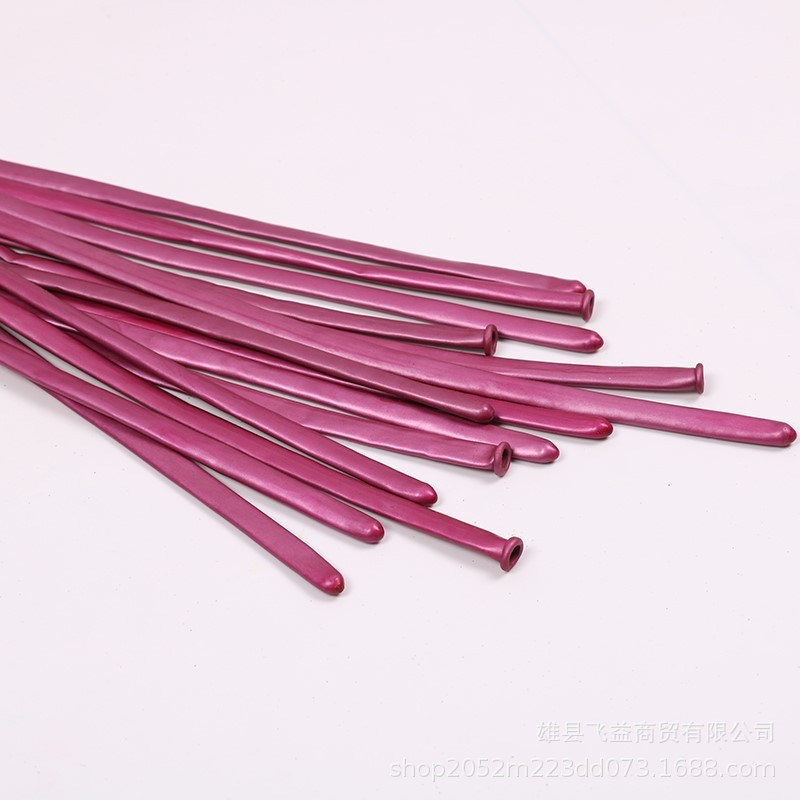 金属色260长条金属加厚造型气球1.8克魔术气球百编气氛布置套餐