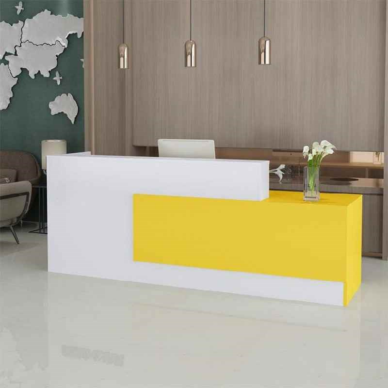 收银台吧台前台接待台q现代简约前台桌柜台服装店美容院公司接待