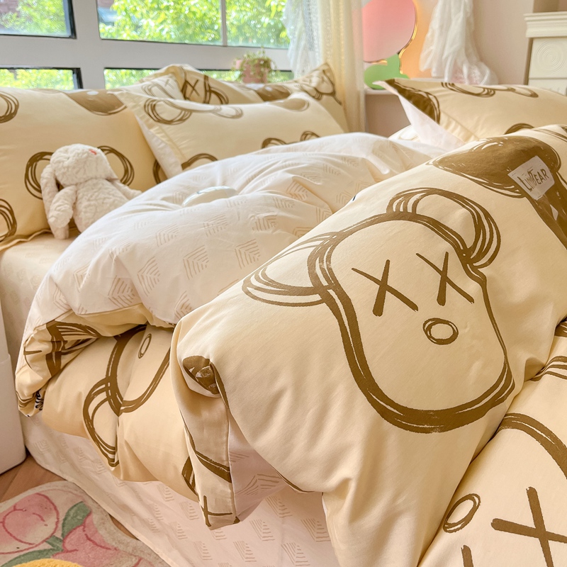 新款全棉被套单件纯棉被罩150x200被单200x230cm单人被芯套1.5米