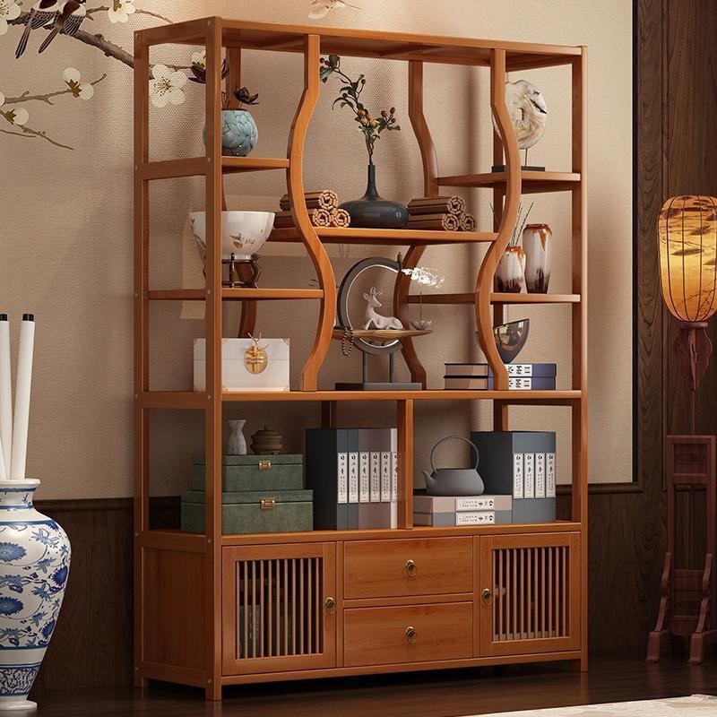 #多层博古架中式多宝阁茶具置物架茶叶柜茶货柜展示架客厅隔断书