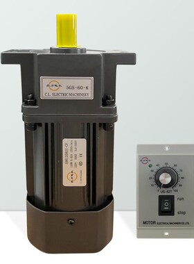 调速器齿轮减速机电动马达 6W-400W 单相/三相 22W0V/380V