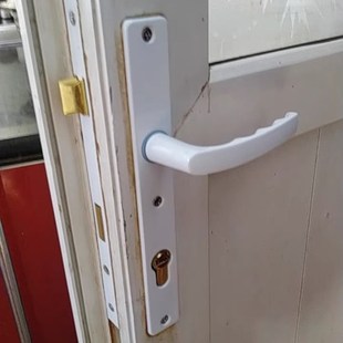 塑钢门窗插芯老式平开门执手锁锁B具配件塑钢门把手长把手锁执手