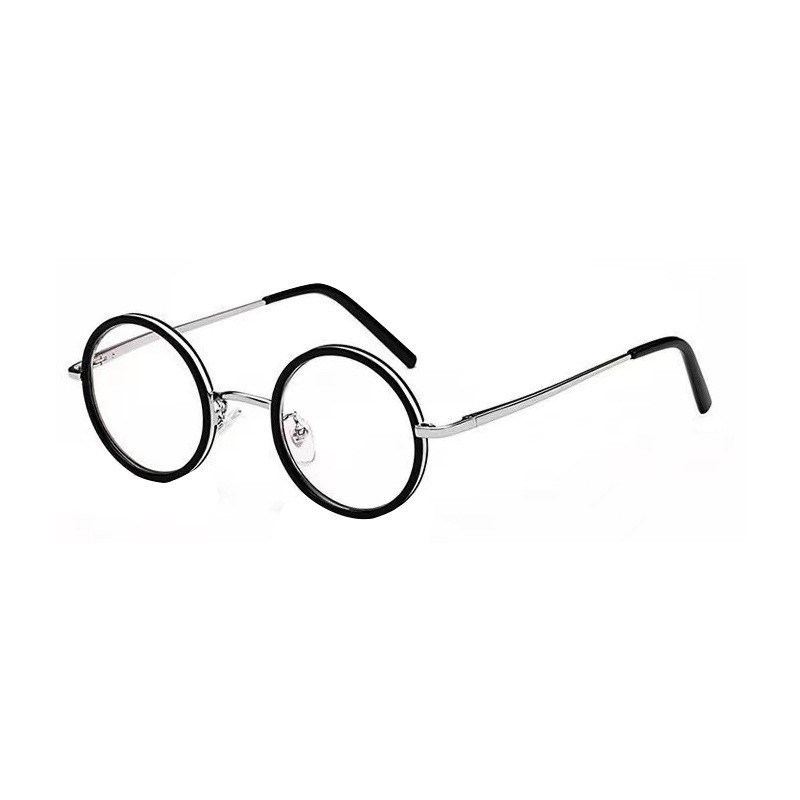 2024赙仪新款加膜金属框架圆框老花镜 复古男女通用老花镜