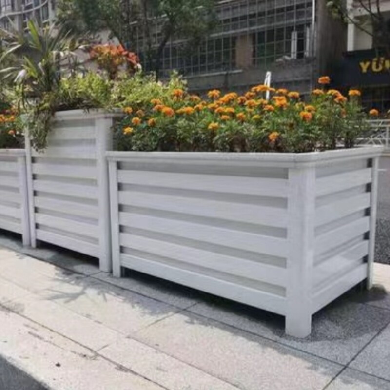 厂家直销室内花槽阳台防腐木花箱花盆